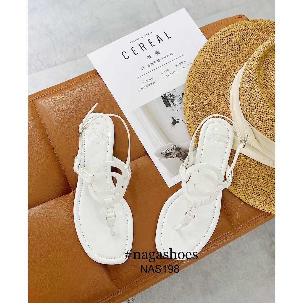 [Mã SKAMFS185M giảm 10% đơn 100K] SANDAL QUAI KẸP KHÓA VÒNG NAS198