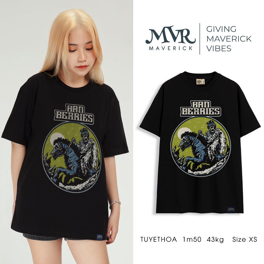 Áo thun bad berries phong cách unisex phông rộng bigsize tay lỡ cực chất localbrand MVR BB4313