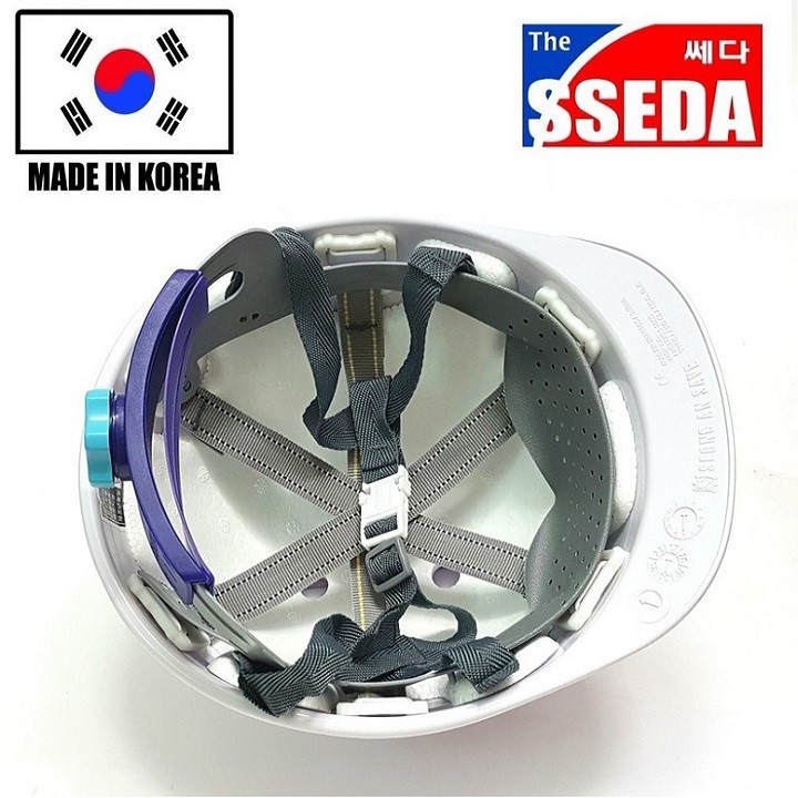 NÓN BẢO HỘ SSEDA I (TRẮNG) HÀN QUỐC - MŨ BẢO HỘ MADE IN KOREAN