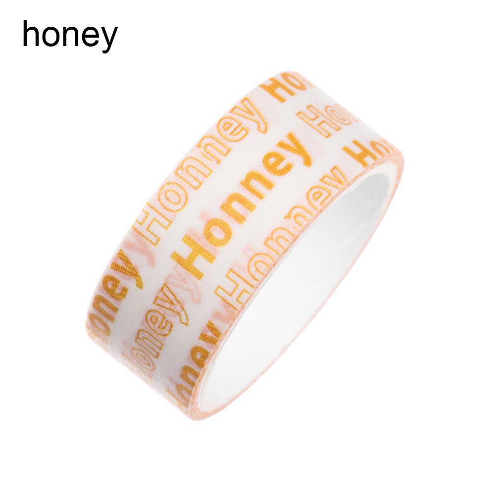 Sticker Giấy Dán Trang Trí Sổ Tay Hình Phô Mai Hoạt Hình Chữ Thank You Honey Girlish