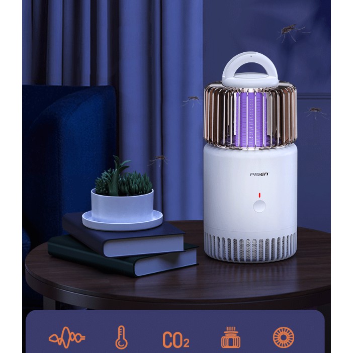 Đèn lồng bắt muỗi Pisen Cage Mosquito Killing Lamp - Hàng Chính Hãng