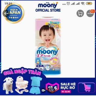 Tả moony size XL 44 miếng
