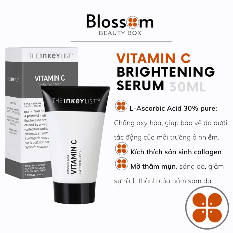 Bộ chăm sóc da The inkey list | Serum Niacinamide, Hyaluronic, retinol, vitamin C, caffeine | BigBuy360 - bigbuy360.vn