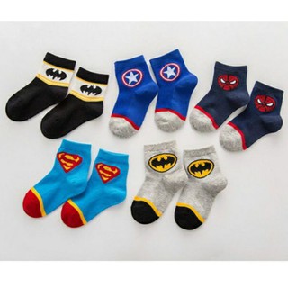 Combo 5 đôi tất Siêu Nhân cho bé trai