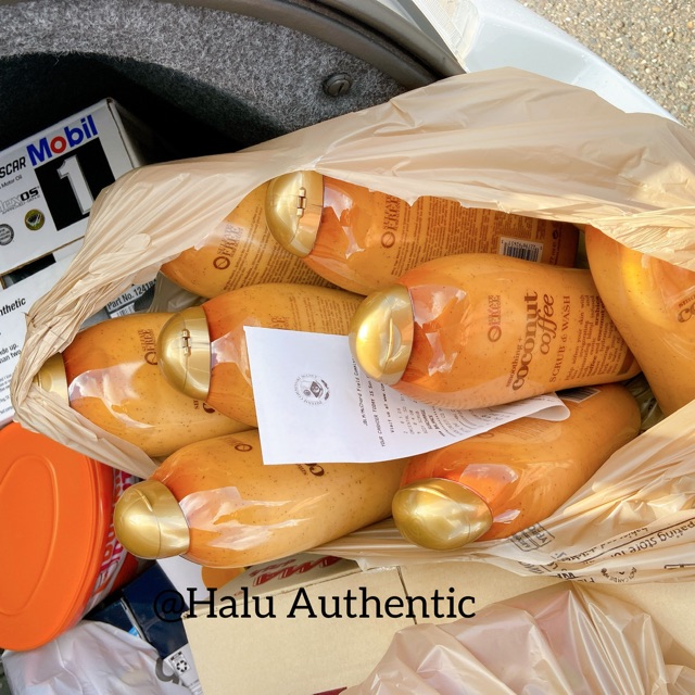 SỮA TẮM OGX SCRUB COCONUT COFFEE