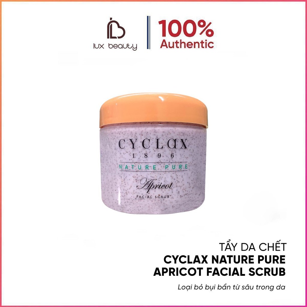 Tẩy tế bào chết da mặt Cyclax Nature Pure Apricot Facial Scrub