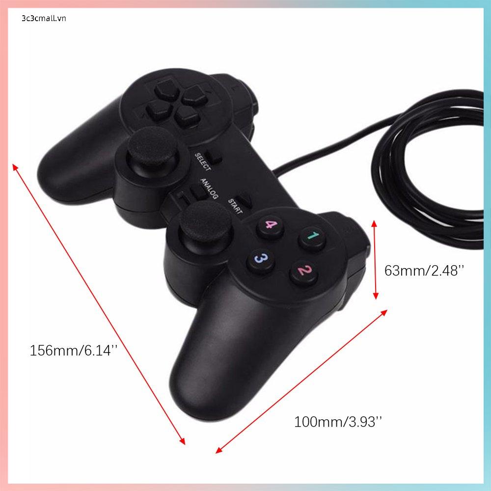 ⚡Promotion⚡Gamepad Joystick USB2.0 Shock Joypad Gamepads Game Controller For PC Laptop Computer Win7/8/10/XP/Vista