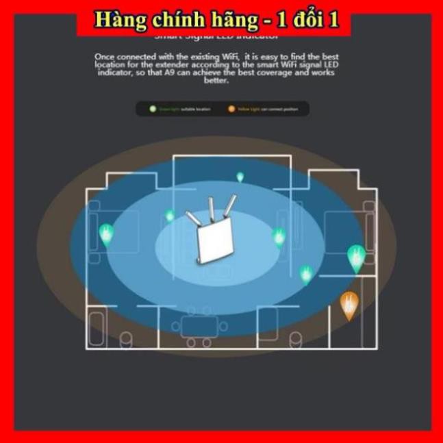✔️ [Top sale] -  Cục câu wifi Tenda A9-2020 chính hãng, bảo hành uy tín 1 đổi 1 | BigBuy360 - bigbuy360.vn