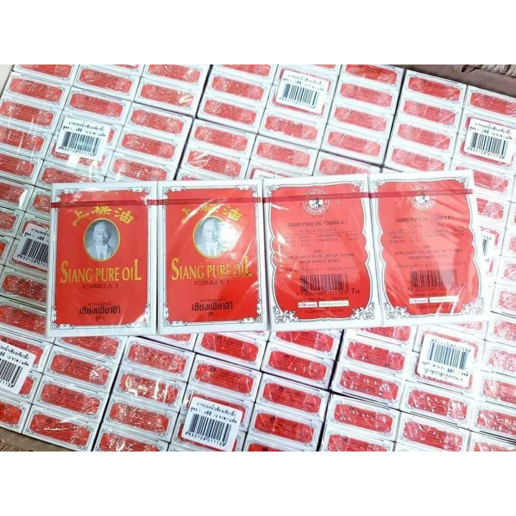 LỐC 12 CHAI DẦU GIÓ SIANG PURE CHĨNH HÃNG THÁI LAN 3CC LOẠI 1