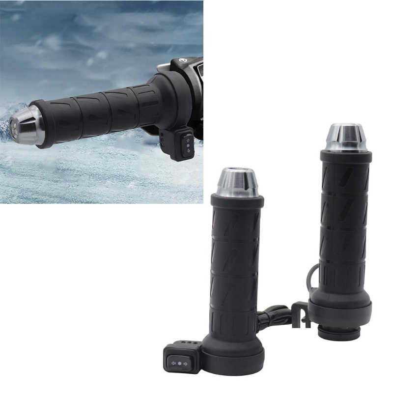 Tay Lái Tỏa Nhiệt Chống Trượt Kích Thước 12V 22mm Dành Cho Xe Mô Tô