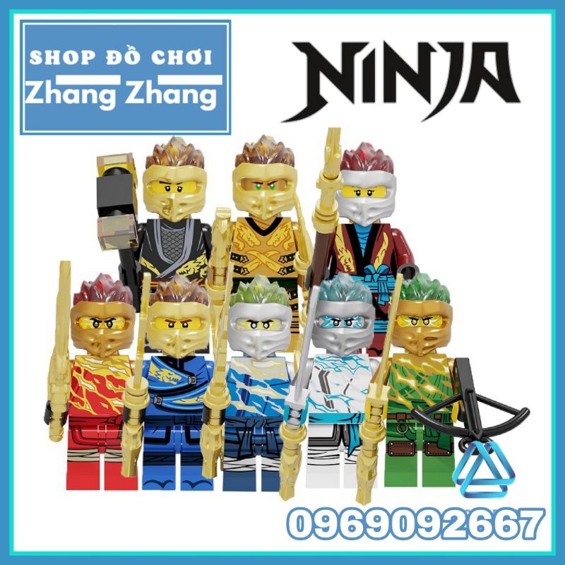 Đồ chơi Xếp hình mô hình Ninjago Season 11 Kai FS  - Cole Jay Zane Lloyd Nya  Minifigures POGO PG828