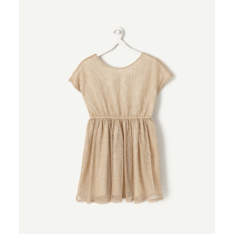 váy dập ly chỉ vàng óng ánh