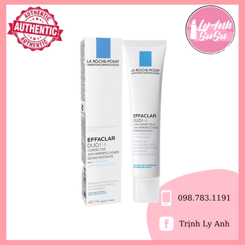 Kem mụn La Roche-Posay Effaclar Duo [+]