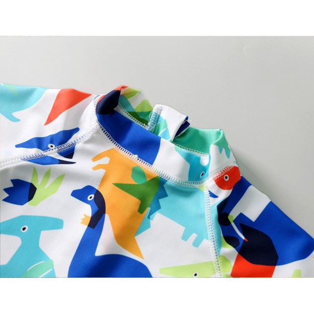 Bộ bơi đồ bơi liền khủng long nhiều màu cho bé trai 8- 25kg