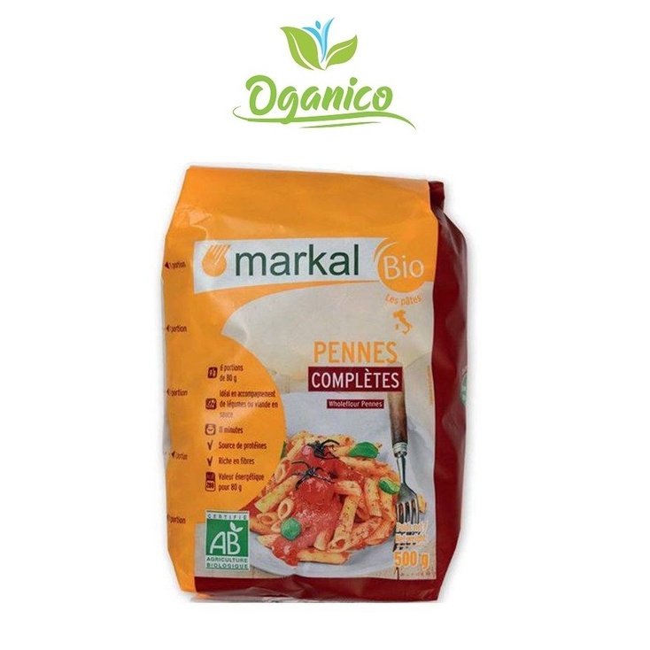 Mì ống Penne Pháp lứt hữu cơ Markal 500g