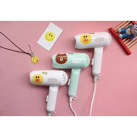 Máy Sấy Tóc Mini Hình Thú Gấp Gọn Dễ Thương
