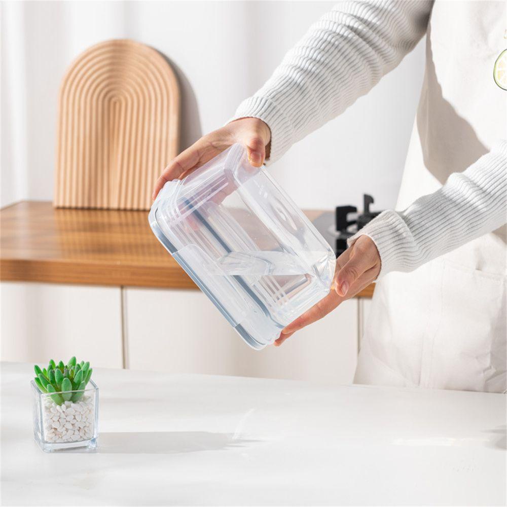 JUNE Hộp Đựng Đồ Đa Năng Có Nắp Đậy Giúp Tiết Kiệm Không Gian Cho Tủ Lạnh