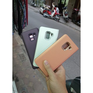 Bao da Clear View Standing Cover Samsung A8 2018