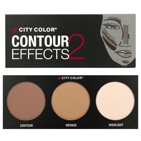 Phấn Tạo Khối Sáng Tối 3 Ô City Color Contour Palette