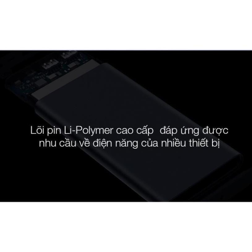 Sạc Dự Phòng Xiaomi Gen 2S Version 2018 10000 mAh 2 Cổng USB Hỗ Trợ QC 3.0 Chính Hãng [vthm9]