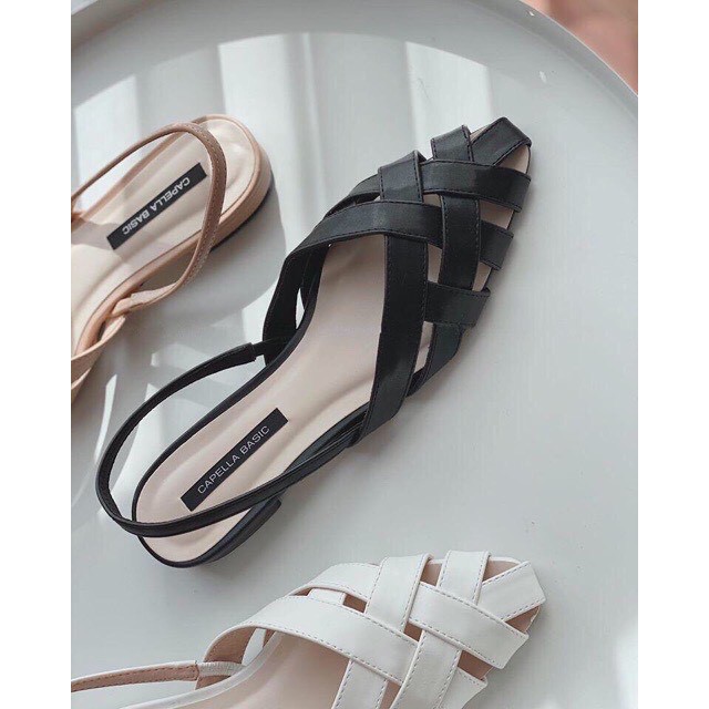 Free Ship Sandal nữ quai đan chéo 2f hàng đẹp dễ mix đồ