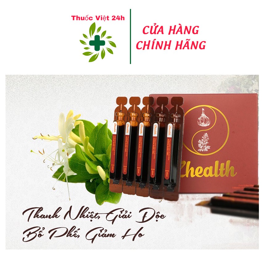 Ống Uống ZHEALTH - Hỗ Trợ Bổ Phế, Tăng Cường Sức Đề Kháng - Thuocviet24h