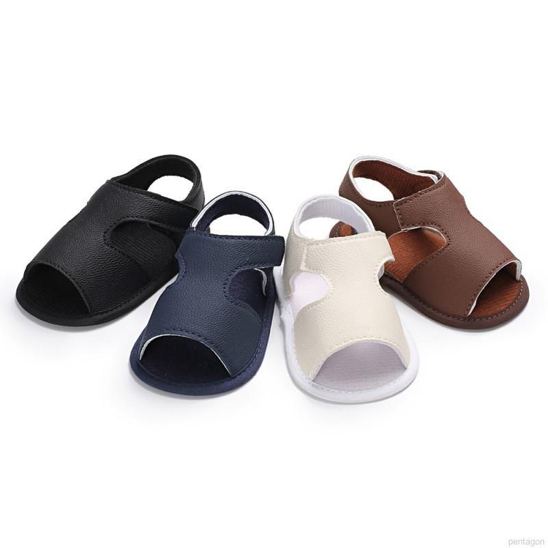 Giày sandal da PU mềm mại cho bé trai