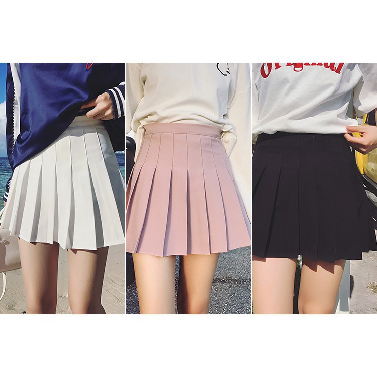 Chân Váy Dáng Chữ A Lưng Cao Thiết Kế Xếp Ly Cổ Điển Cho Nữ | BigBuy360 - bigbuy360.vn