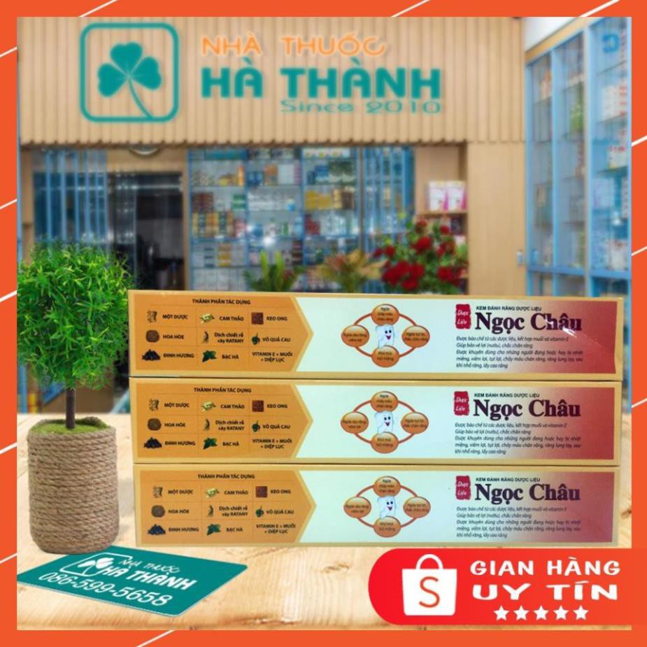 [CHÍNH HÃNG] Kem đánh răng Ngọc Châu - 125g - thành phần thảo dược