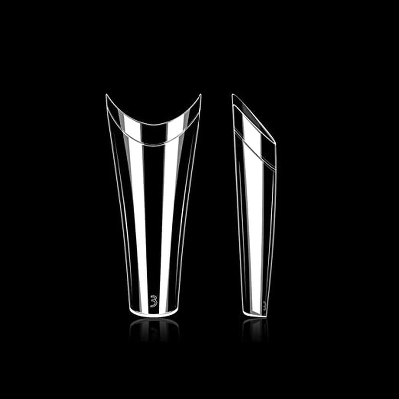 [Hàng mới về] Bộ 500 móng tay giả bằng nhựa màu trắng/trong suốt tiện dụng