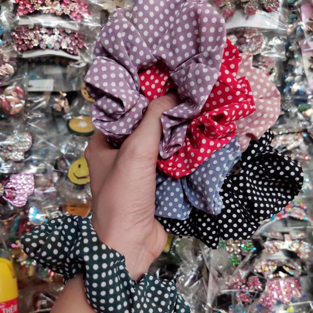 Sỉ 10 scrunchies đủ kiểu