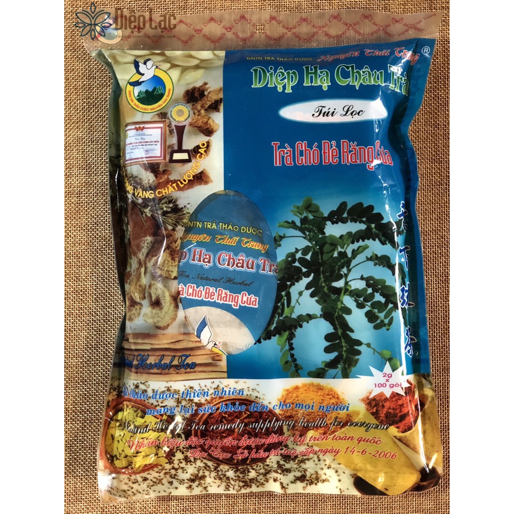 Sản phẩm trà - bảo vệ gan - Nguyên Thái Trang - thảo trà Diệp Lạc