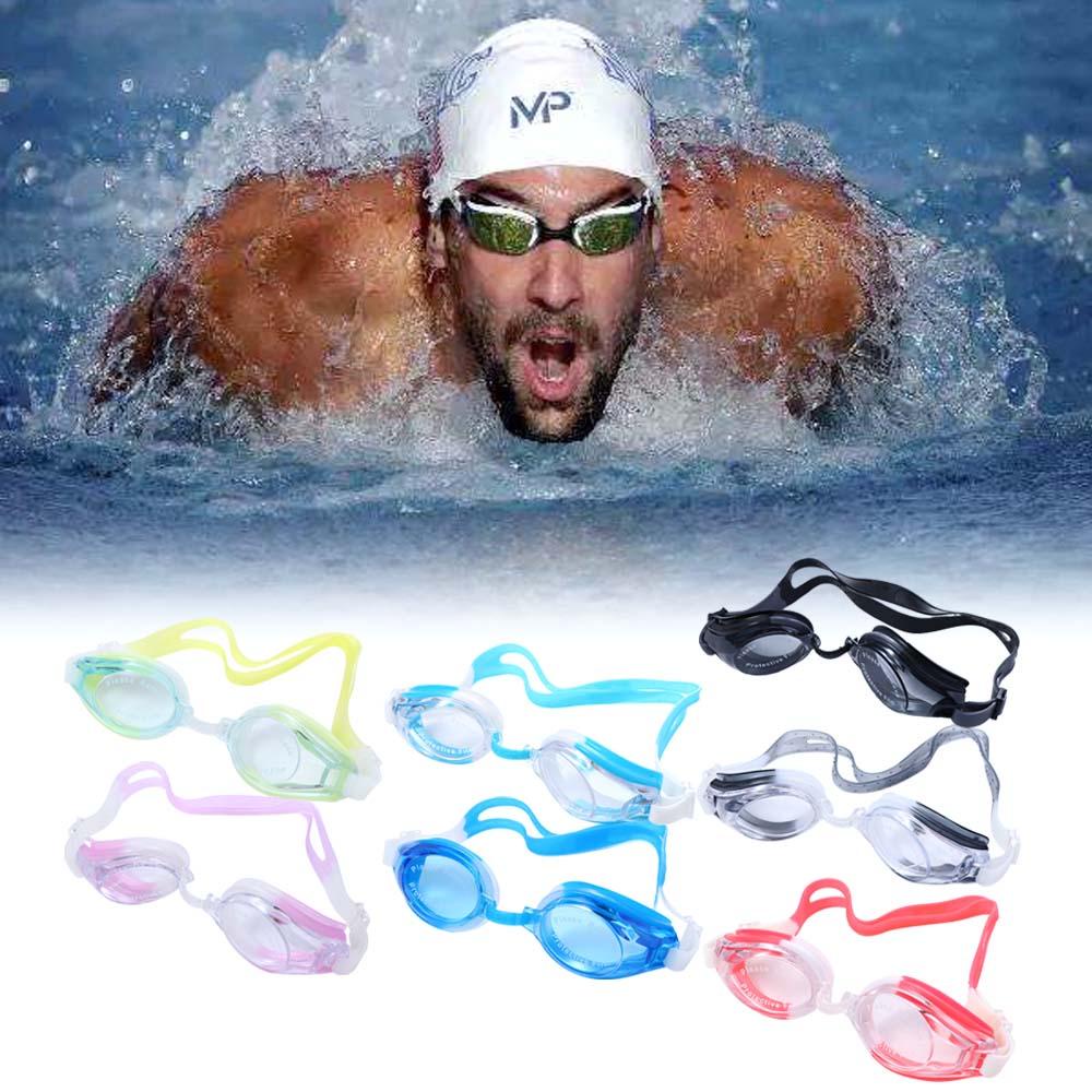 Kính Bơi Chống Sương Mù Bằng Silicone Thoải Mái Tầm Nhìn Rộng