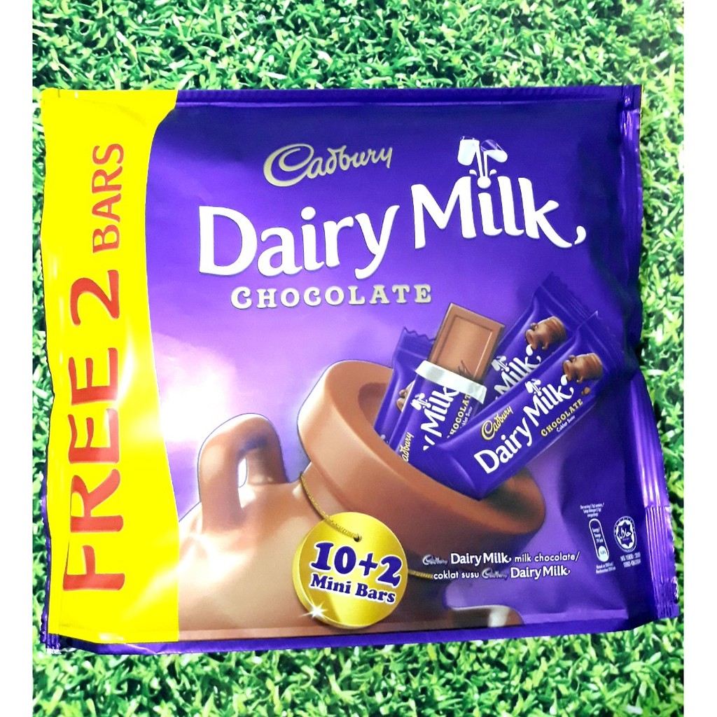 Socola Sữa Cadbury Dairy Milk Gói 150g (10 thanh x 15g)