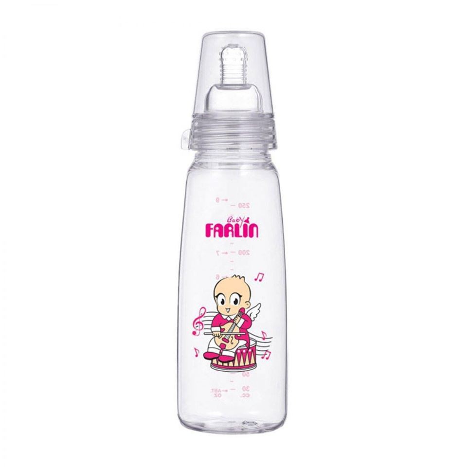 [Mã FMCGMALL - 8% đơn 250K] Bình sữa Farlin nhựa PP thiên thần TOP-747T3 250ml