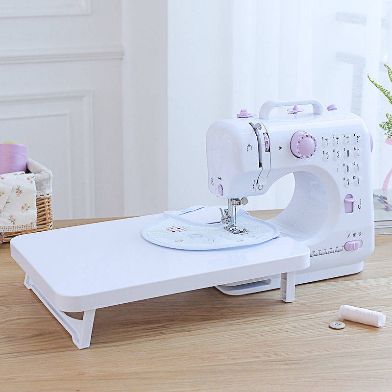 Máy may điện Fanghua 505A Trang chủ Mini nhỏ Máy khóa tự động đa chức năng để ăn máy cắt dày
