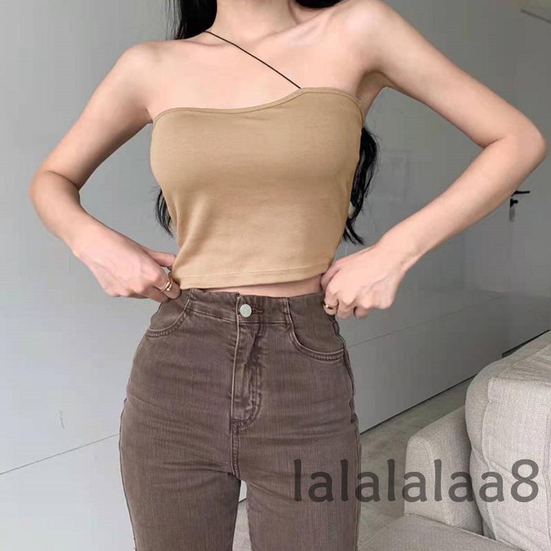 Áo ống thoáng khí không tay màu trơn dành cho nữ