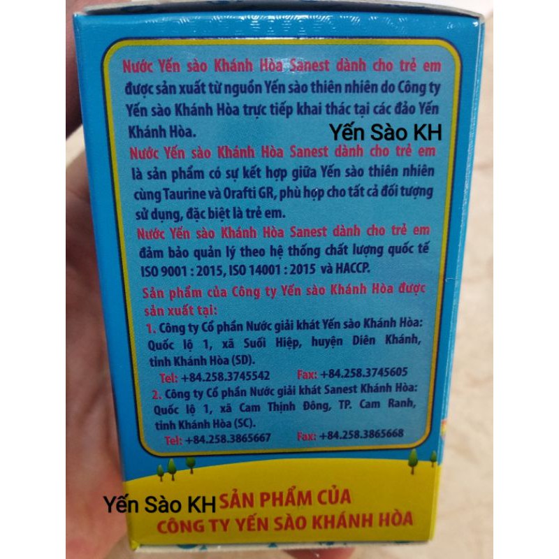 Yến Sào Sanest Trẻ em lọ 62ml