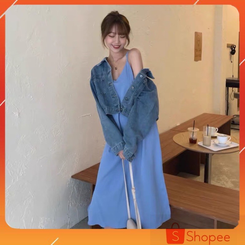 [4Teen.Vn] 🍁Váy 2 dây lụa.Dang Xinh .Mịn_Mát(Ảnh Thật Shop Tự Chụp ) | BigBuy360 - bigbuy360.vn