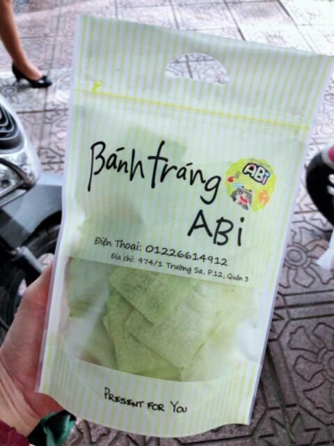 Bánh tráng Matcha Abi