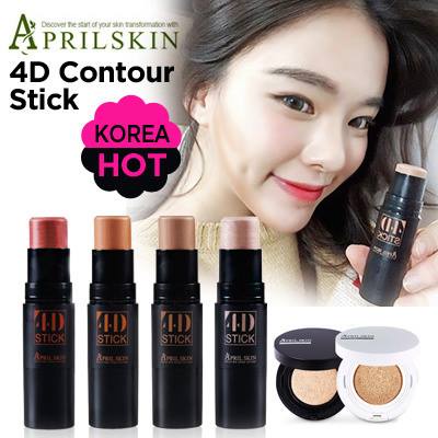 THỎI MÁ HỒNG, TẠO KHỐI, HIGHLIGHT APRIL SKIN 4D STICK CHÍNH HÃNG - 10546