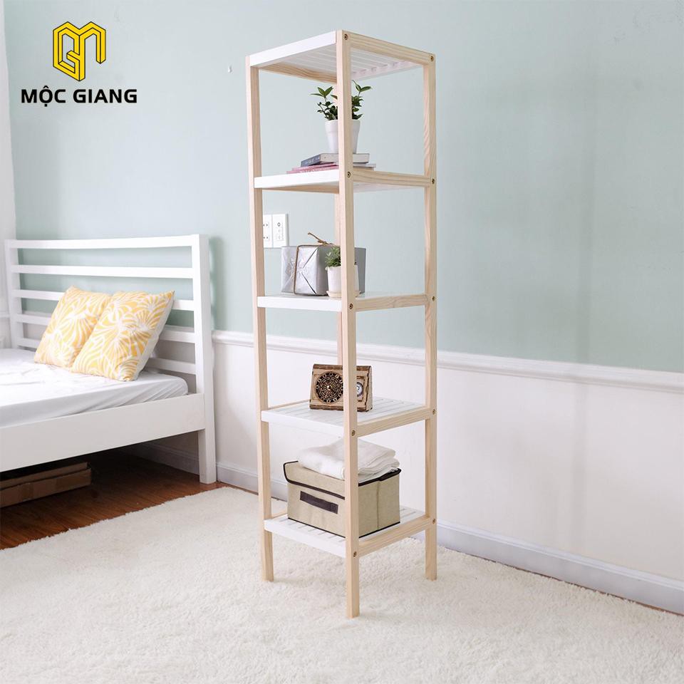 Kệ Gỗ Vuông 5 Tầng Đa Năng - Thiết Kế Đơn Giản Tiện Lợi - 5F Mộc Giang | BigBuy360 - bigbuy360.vn