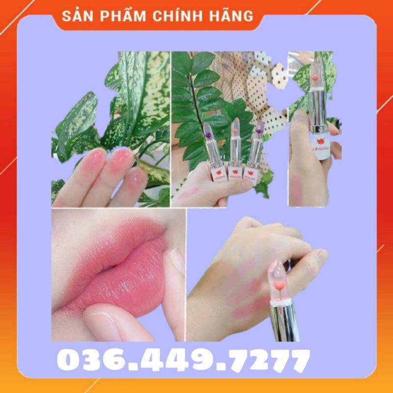 Son Thạch ƯỚp Hoa Lip gloss Linh Hương chính hãng