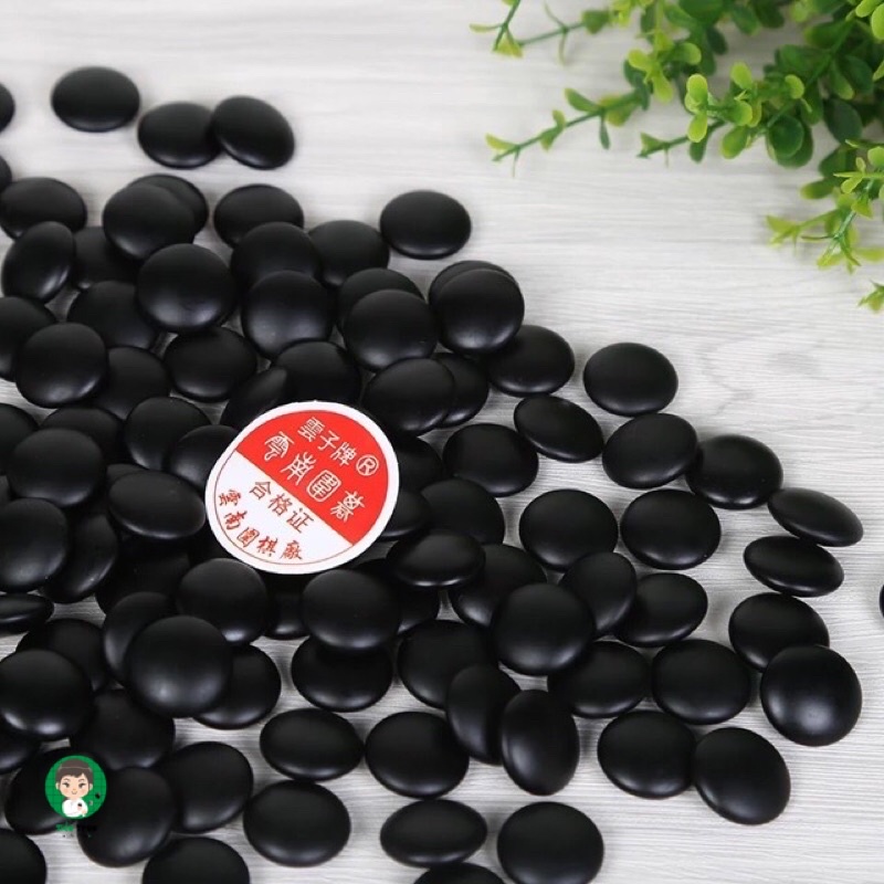 Quân Cờ Vây Đá Vân Tử Hai Mặt/ Một Mặt Cong