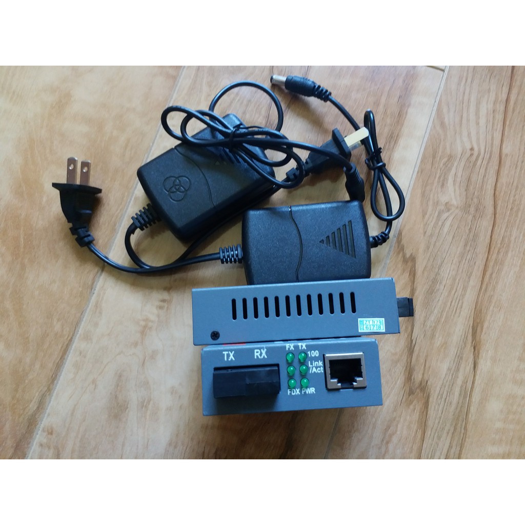 1 Cặp Converter Quang Netlink 3100 AB nguồn to