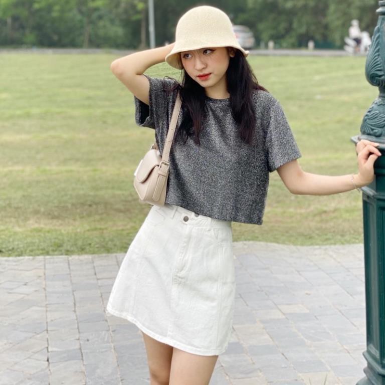 Chân Váy Kaki 2 cúc lệch ( lót quần )- Hàng Quảng Châu Ulzzang  2021 [ẢNH THẬT]
