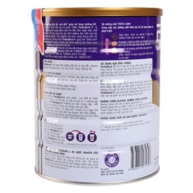 Sữa bột Pediasure BA 850g