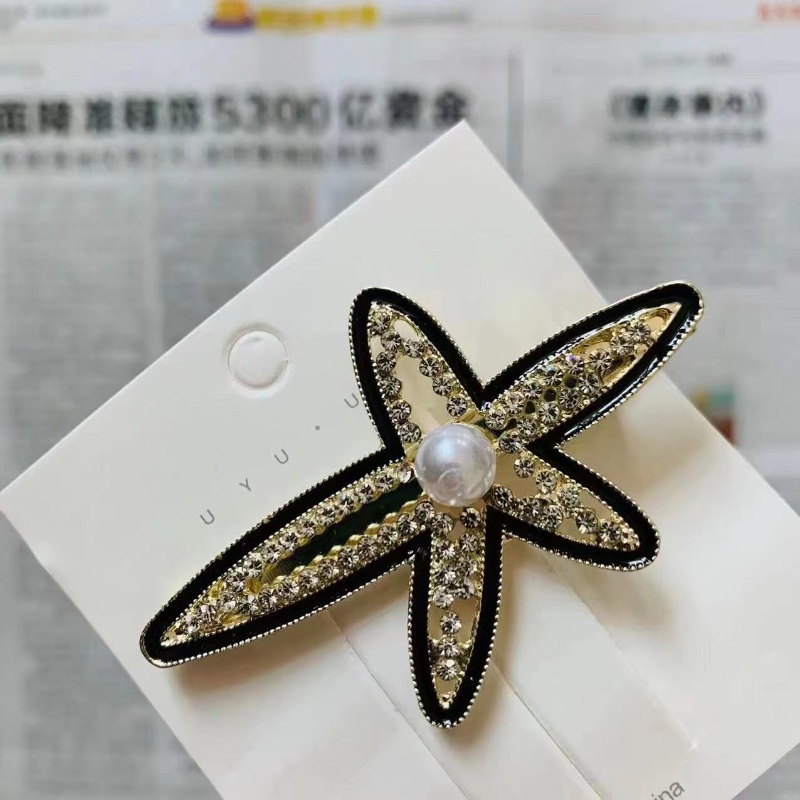 Kẹp Tóc Đính Đá Và Ngọc Trai Phong Cách Thời Trang Hàn Quốc