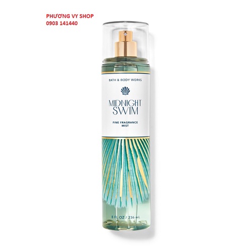 Xịt thơm toàn thân hương nước hoa BBW MIDNIGHT SWIM