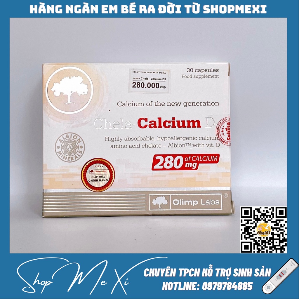 Mẹ Xi Canxi Chela-Calcium D3 - Bổ Sung Canxi Bầu, Vitamin D3, Giúp Xương Chắc Khỏe